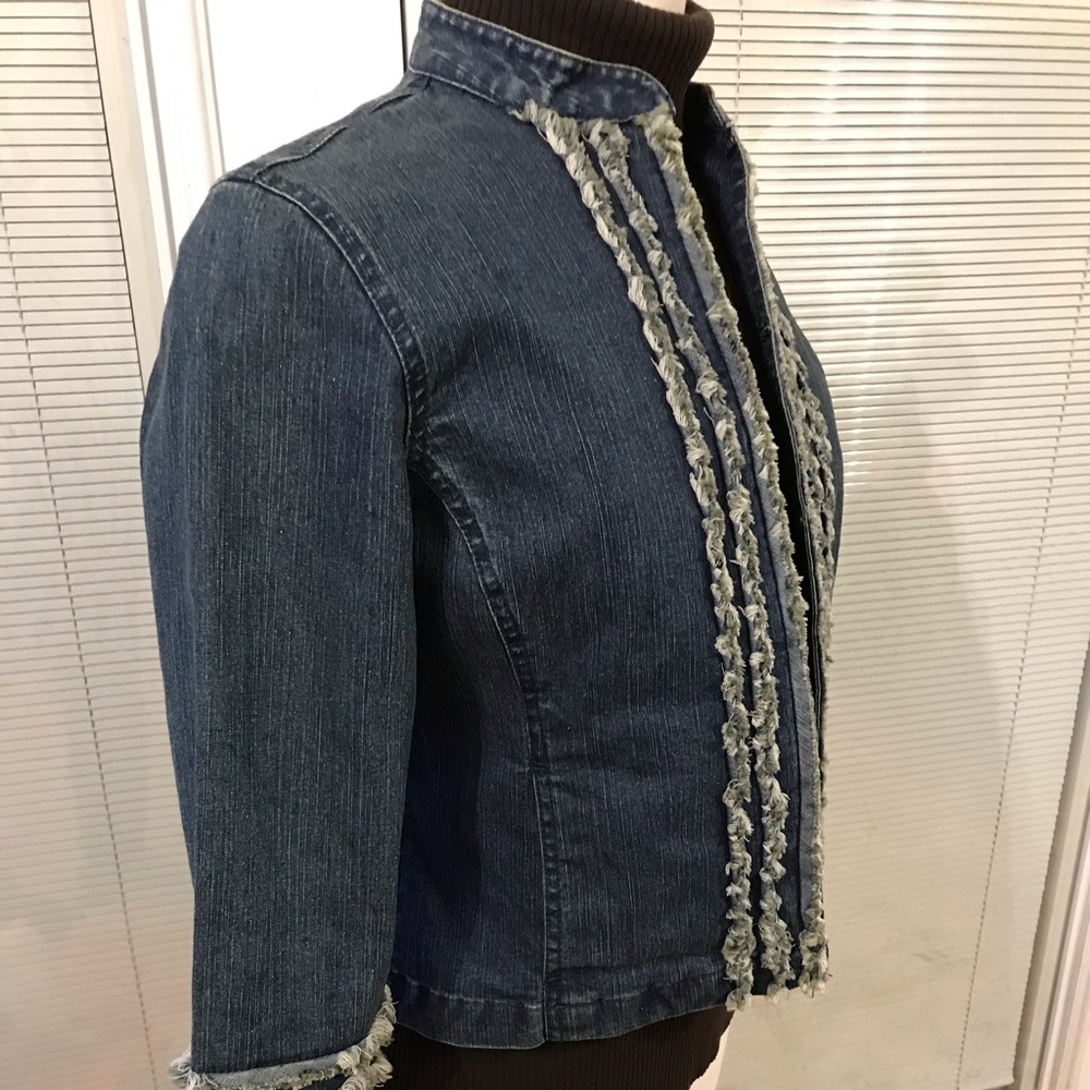 Ruby Rd. Blue Jean Jacket - Size 6p - image 7